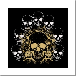 Skull Tattoo Art Posters and Art